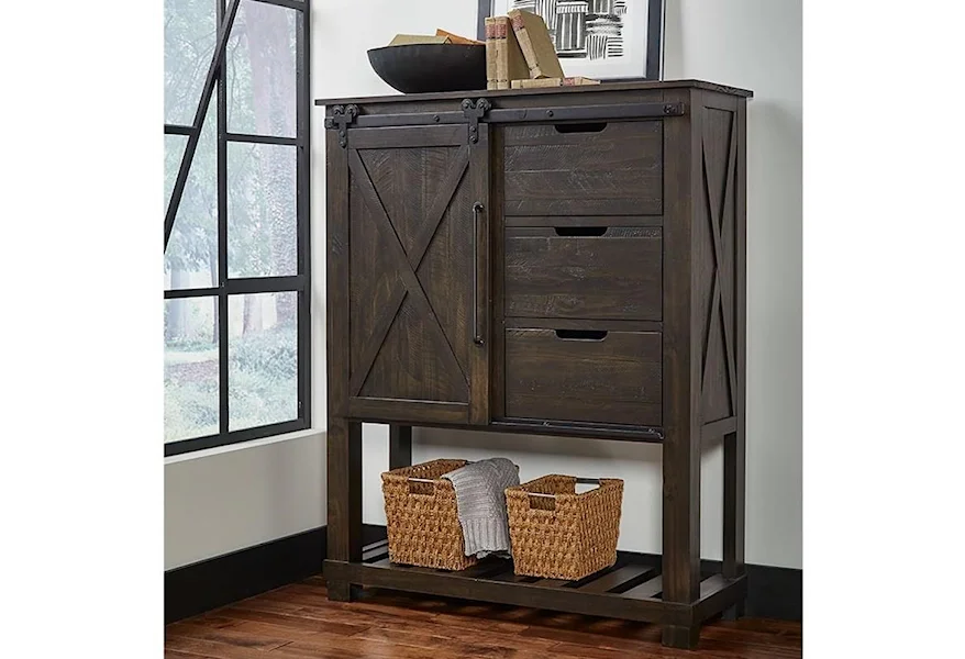 Sun Valley Barn Door Chest by AAmerica at Esprit Decor Home Furnishings